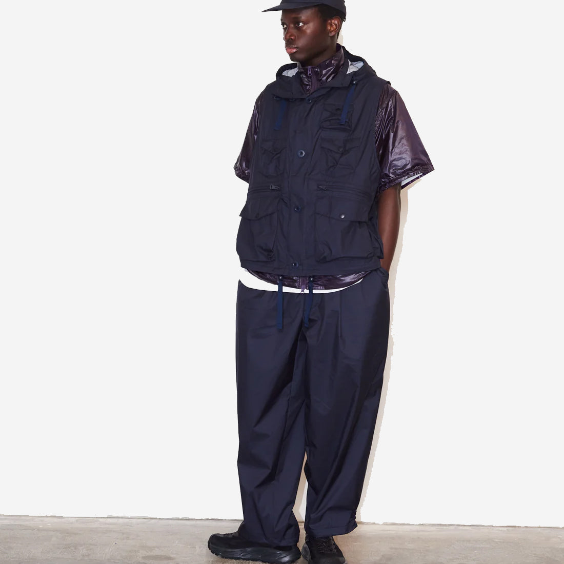 5-Way All Time Hang Out Shell - Navy/Purple