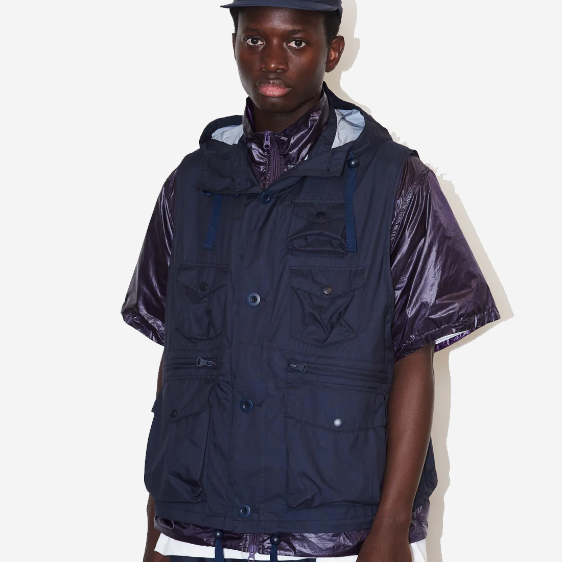 5-Way All Time Hang Out Shell - Navy/Purple