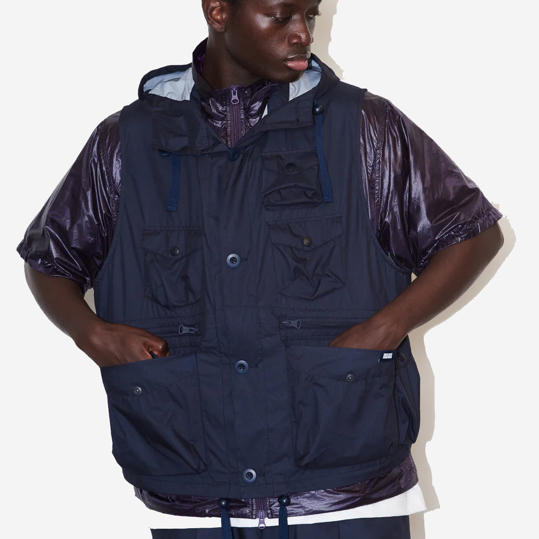 5-Way All Time Hang Out Shell - Navy/Purple