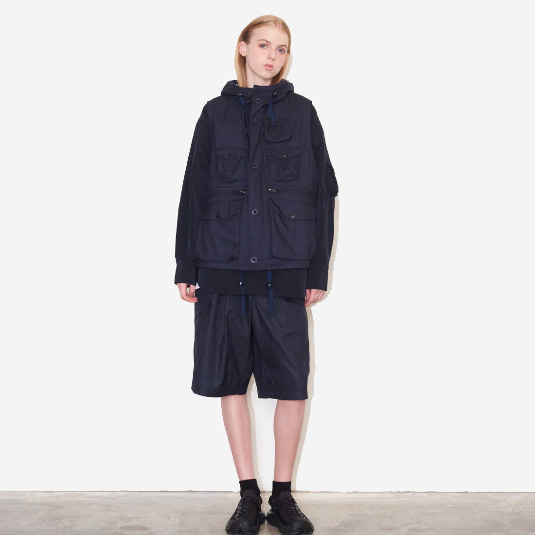 5-Way All Time Hang Out Shell - Navy/Purple