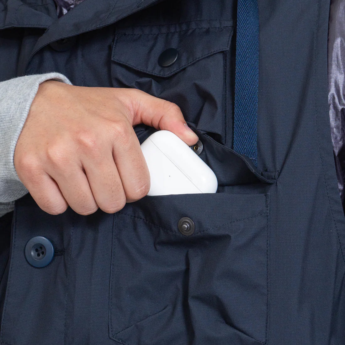 5-Way All Time Hang Out Shell - Navy/Purple