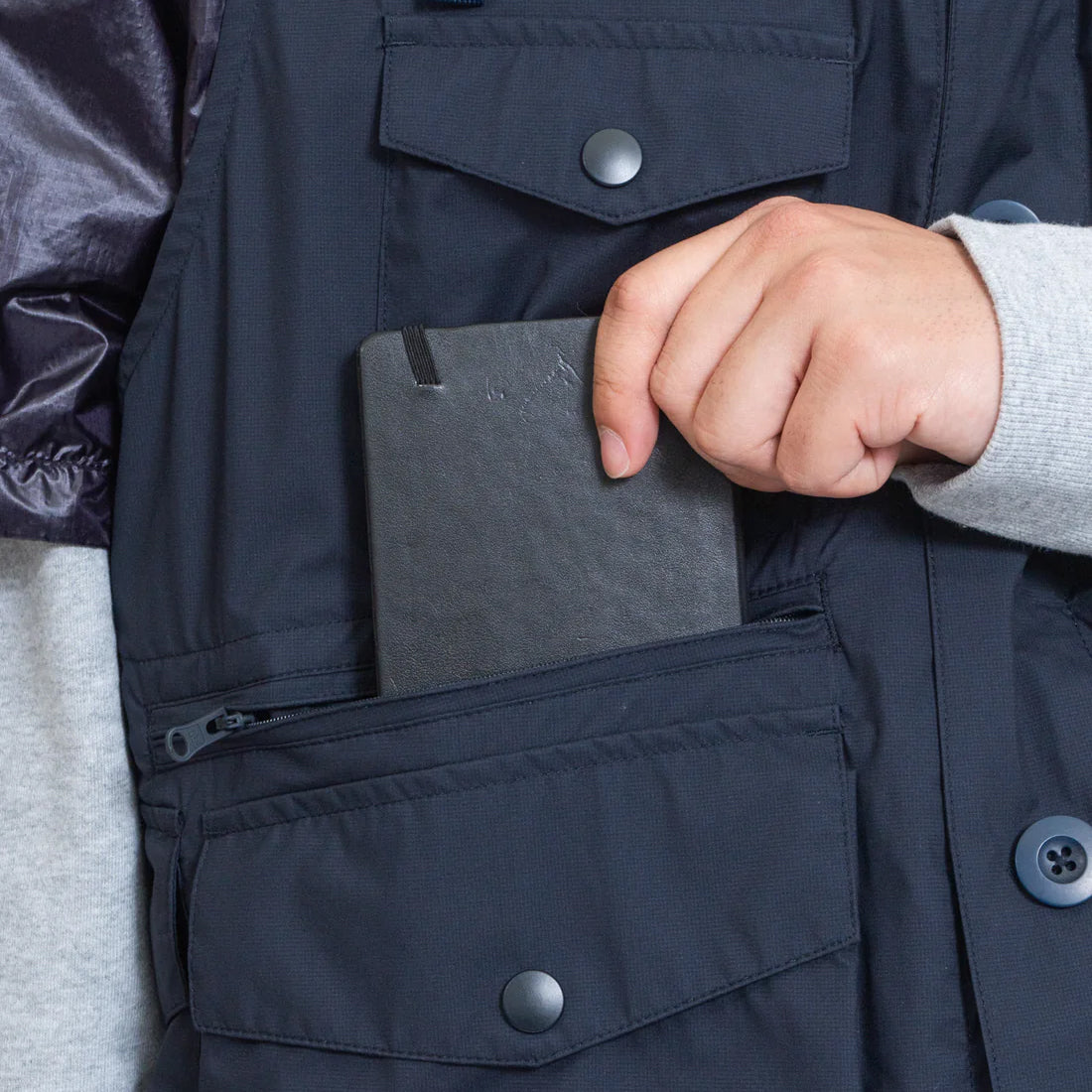 5-Way All Time Hang Out Shell - Navy/Purple