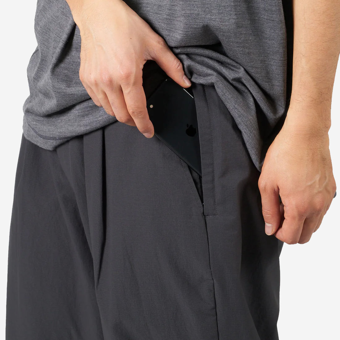 Allround Cool 1-Pleat Air Trouser - Charcoal