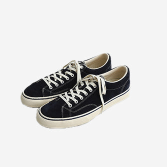 B-02 Suede Basketball Low Sneakers - Navy