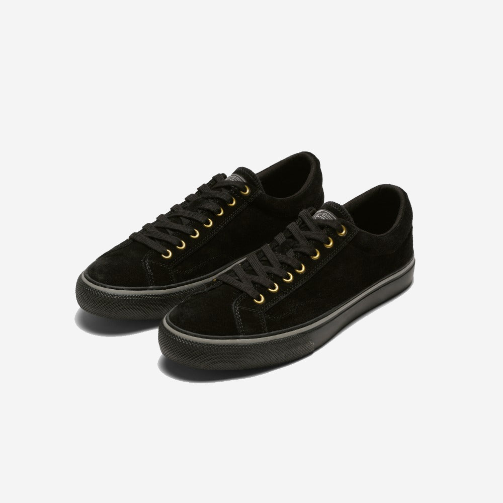 B-02 Suede Basketball Low Sneakers - Black/Black