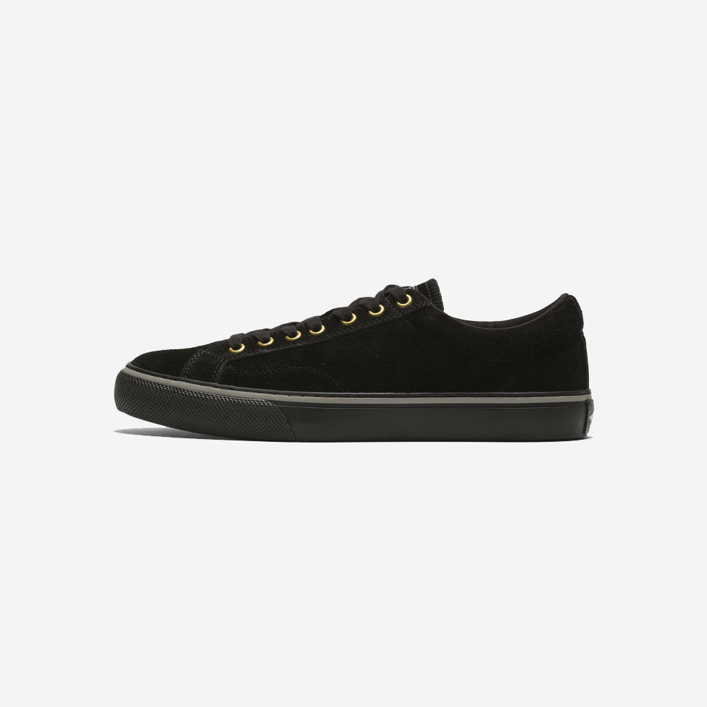 B-02 Suede Basketball Low Sneakers - Black/Black