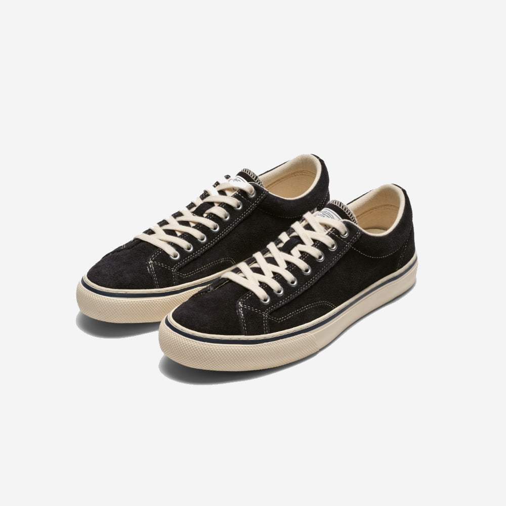 B-02 Suede Basketball Low Sneakers - Navy
