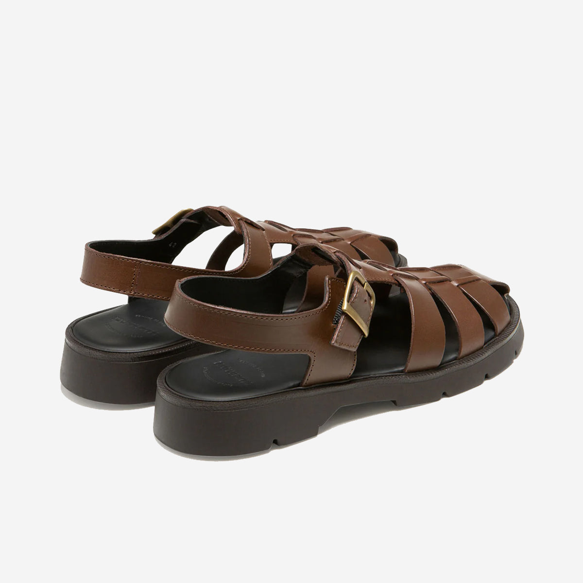 Babord VGT Leather Fisherman Sandal - Brown