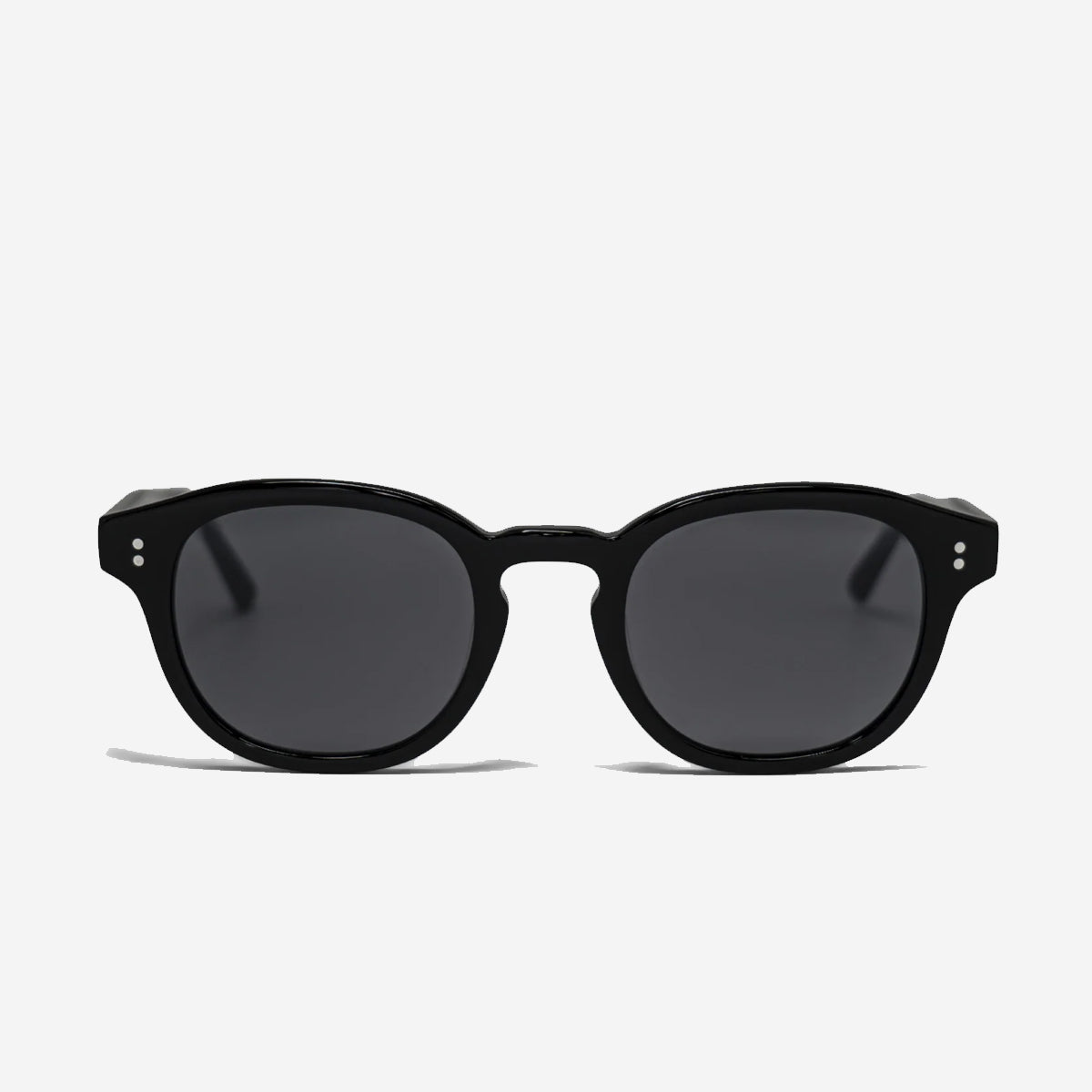 BILLE Round Sunglasses - Black/Black