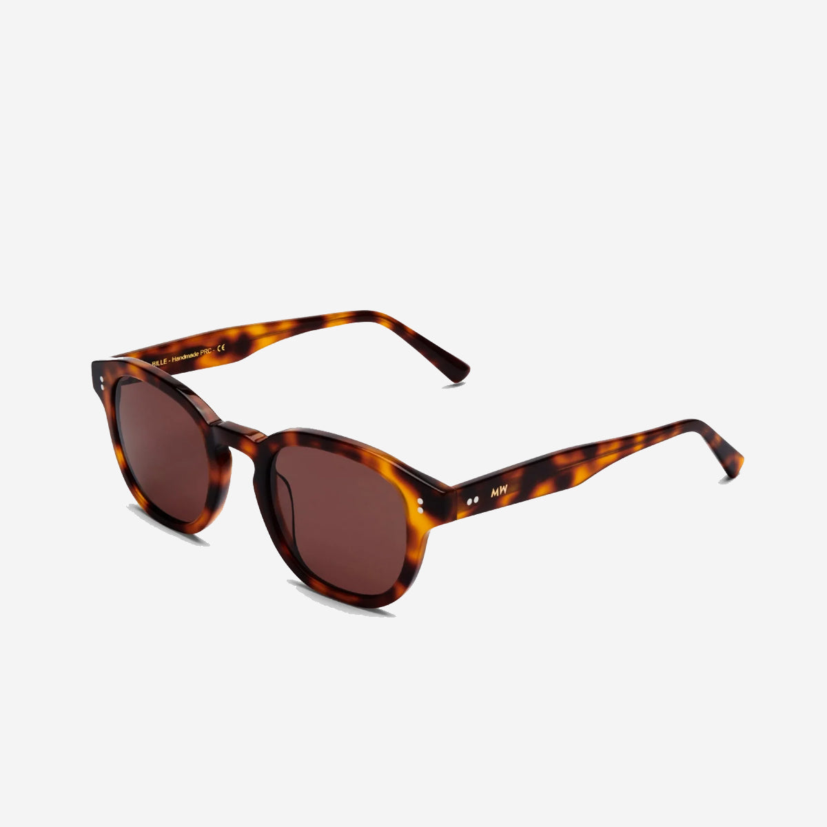 BILLE Round Sunglasses - Tortoise/Gradient Brown