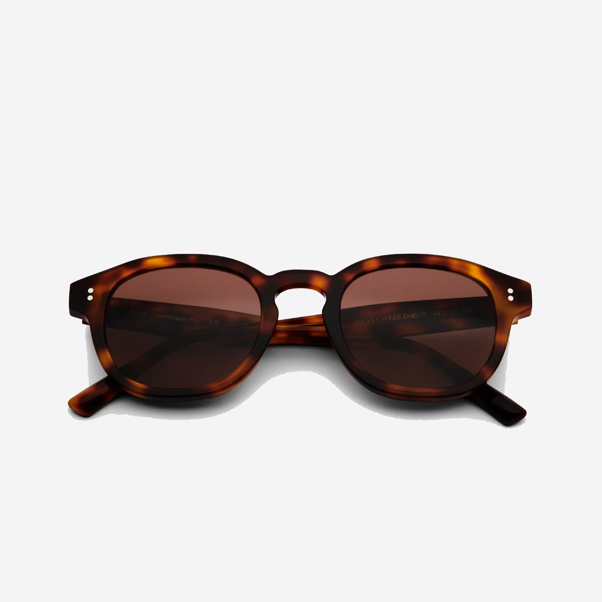 BILLE Round Sunglasses - Tortoise/Gradient Brown