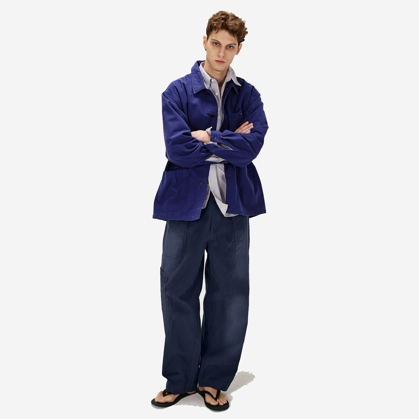Bleached USAF HBT Pants - Faded Blue