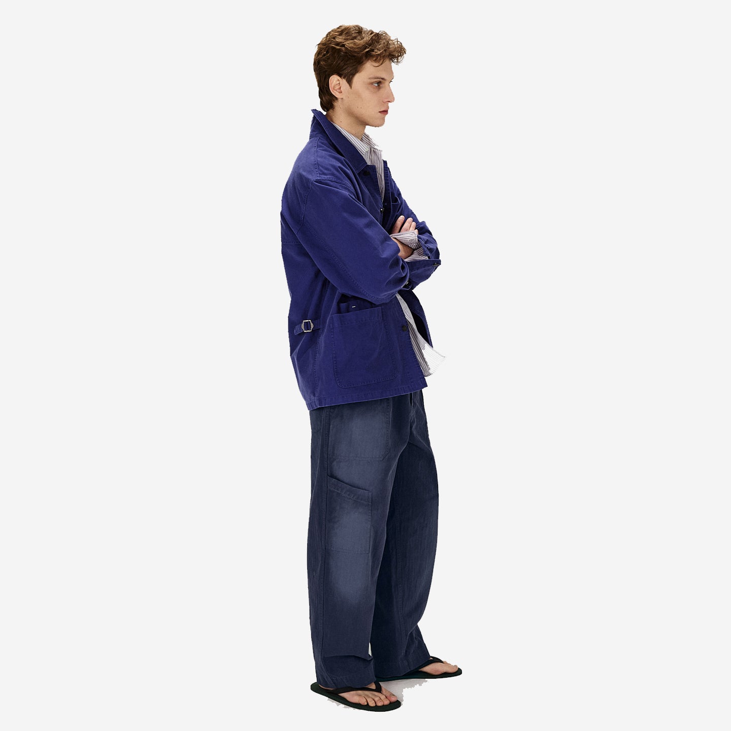 Bleached USAF HBT Pants - Faded Blue