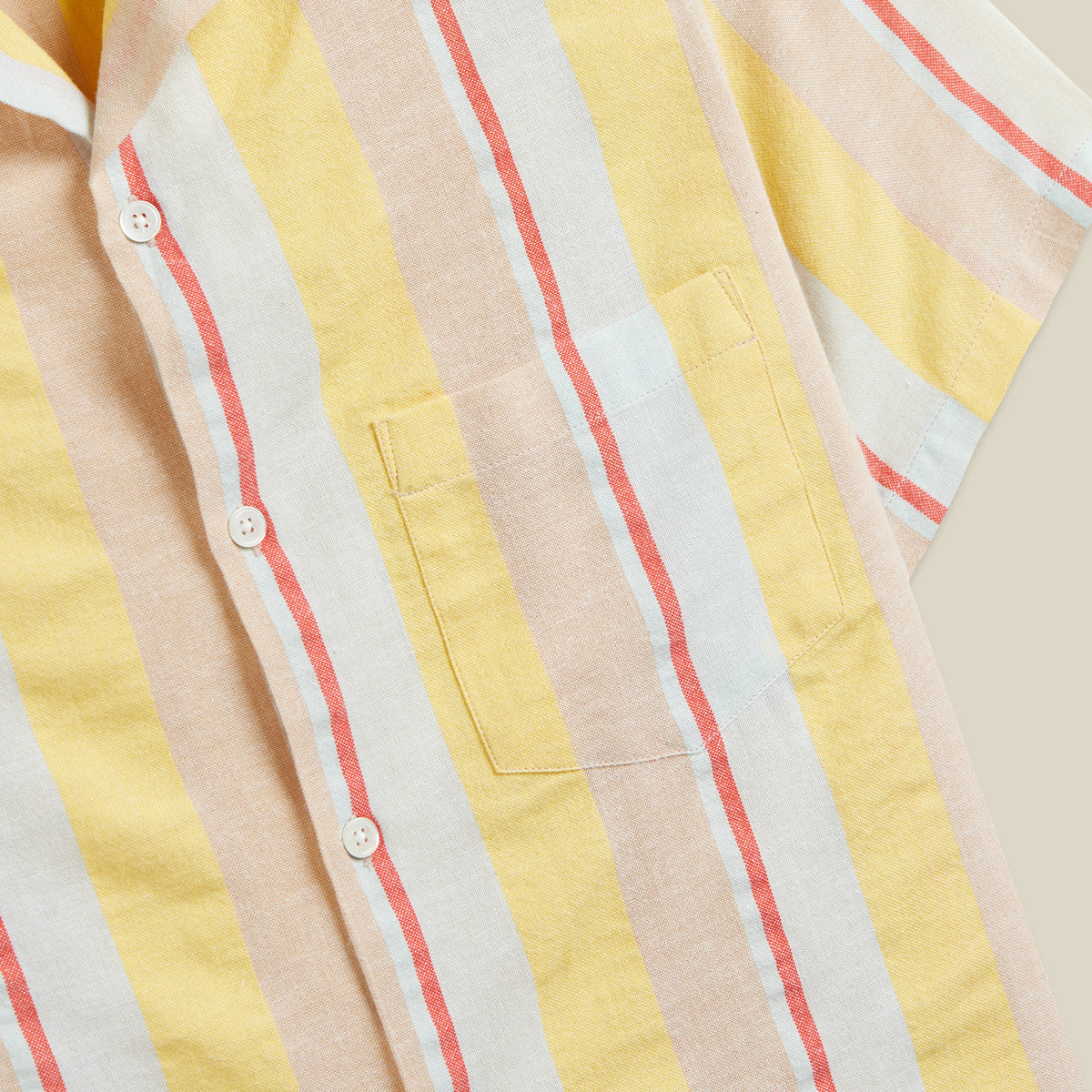 Boat Jacquard S/S Vacation Shirt - Multi-Stripe