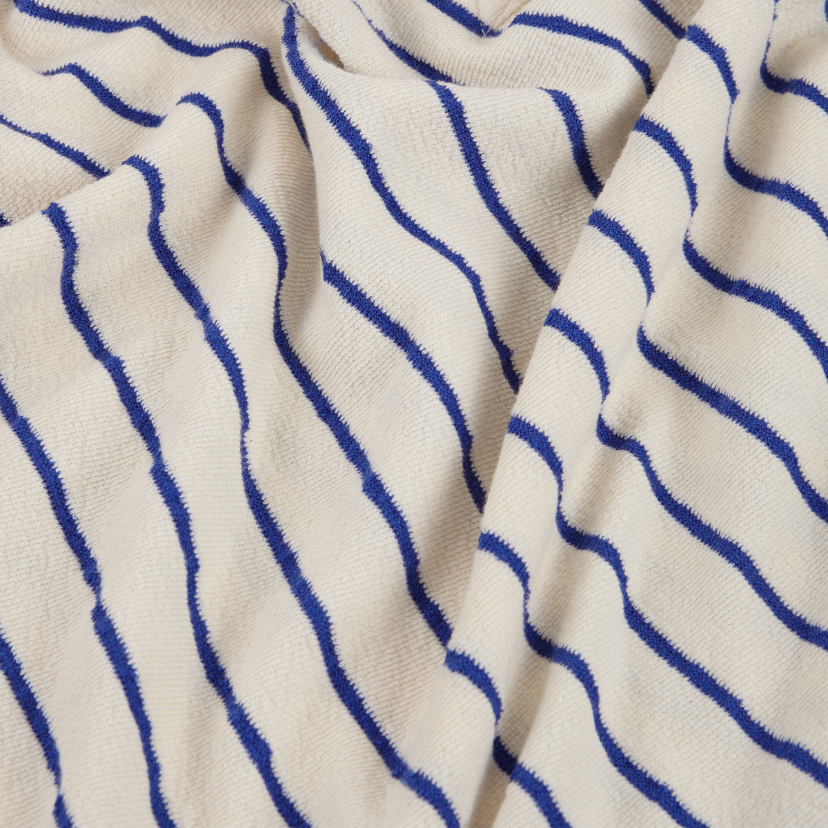 Terry Staple Stripe T-Shirt - Raw/Royal