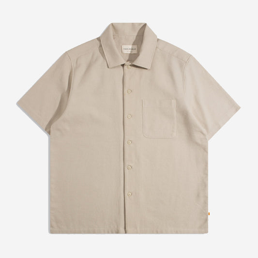 Busey Textured S/S Shirt - Sand