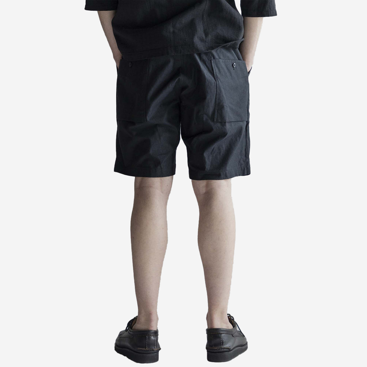 Back-Nep Umpire Shorts - Black
