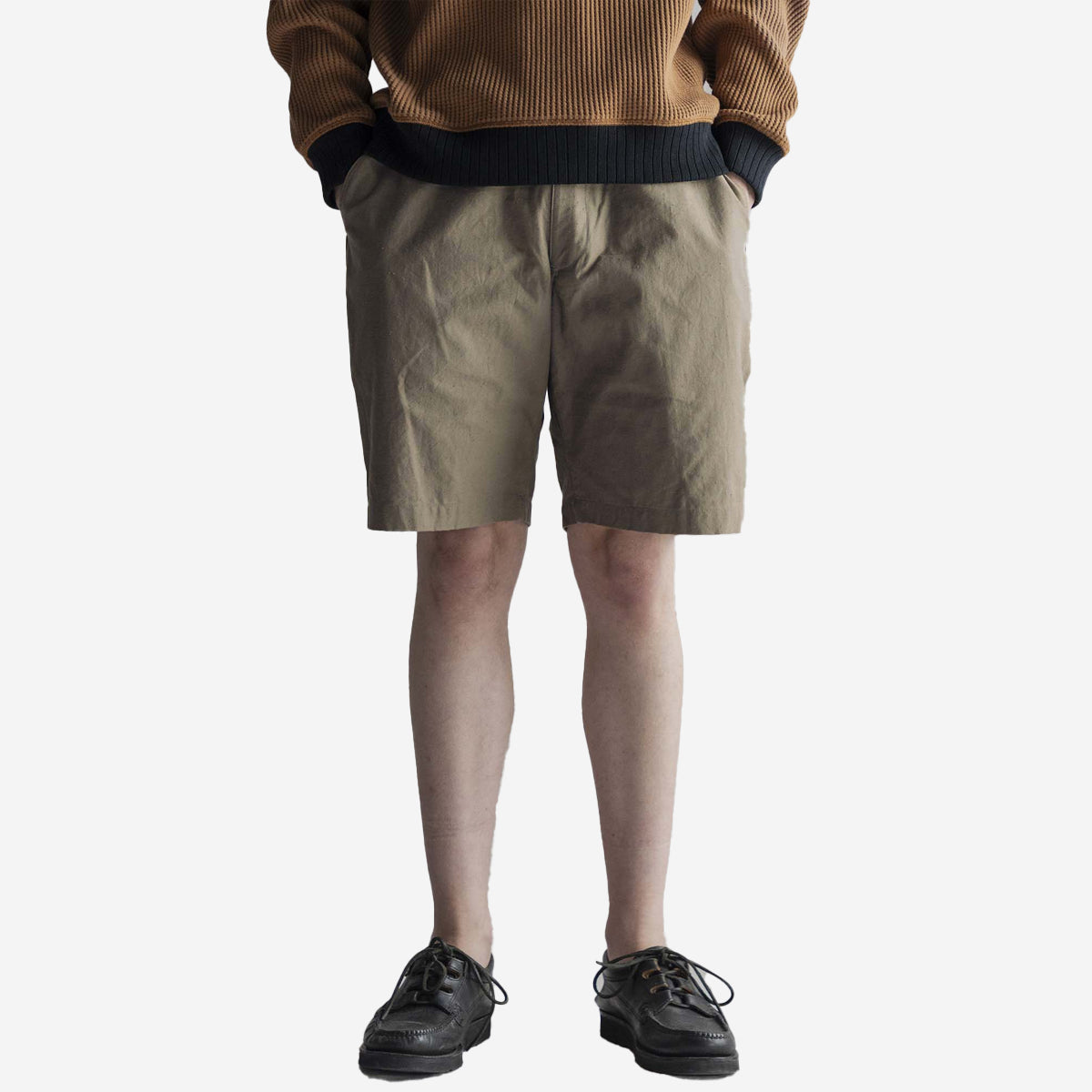 Back-Nep Umpire Shorts - Sepia Brown