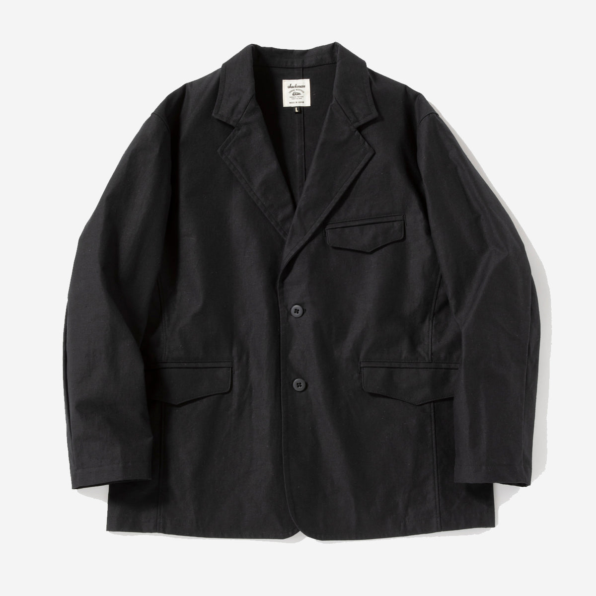 Back-Nep Blazer Jacket - Black