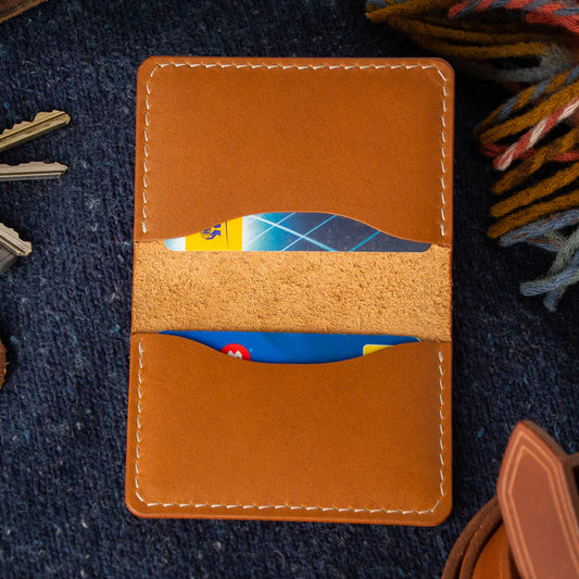 Belfry Bi-Fold Pocket Leather Wallet - Tan