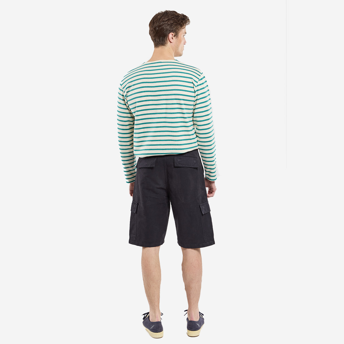 Bermuda Cargo Shorts - Rich Navy
