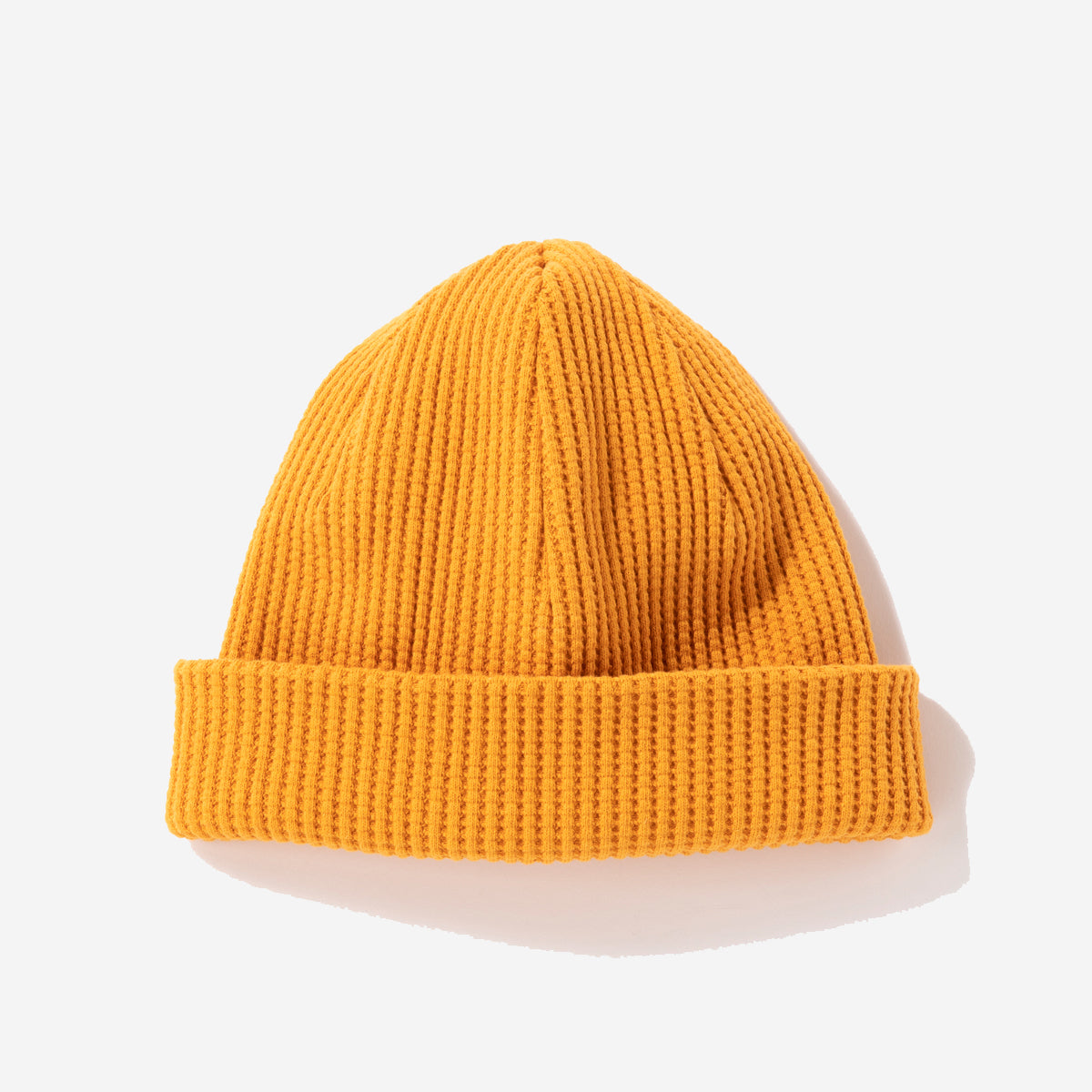 Big Waffle Knit Beanie - Butterscotch