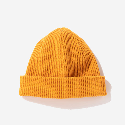 Big Waffle Knit Beanie - Butterscotch