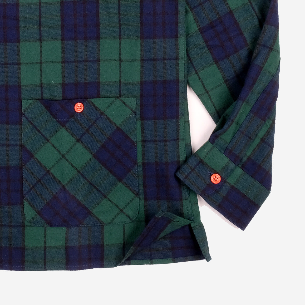 10 YEAR - Bonfim Waist Pocket Overshirt - Blackwatch