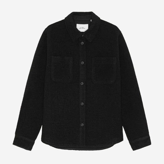 Bouclé Wool Overshirt - Black