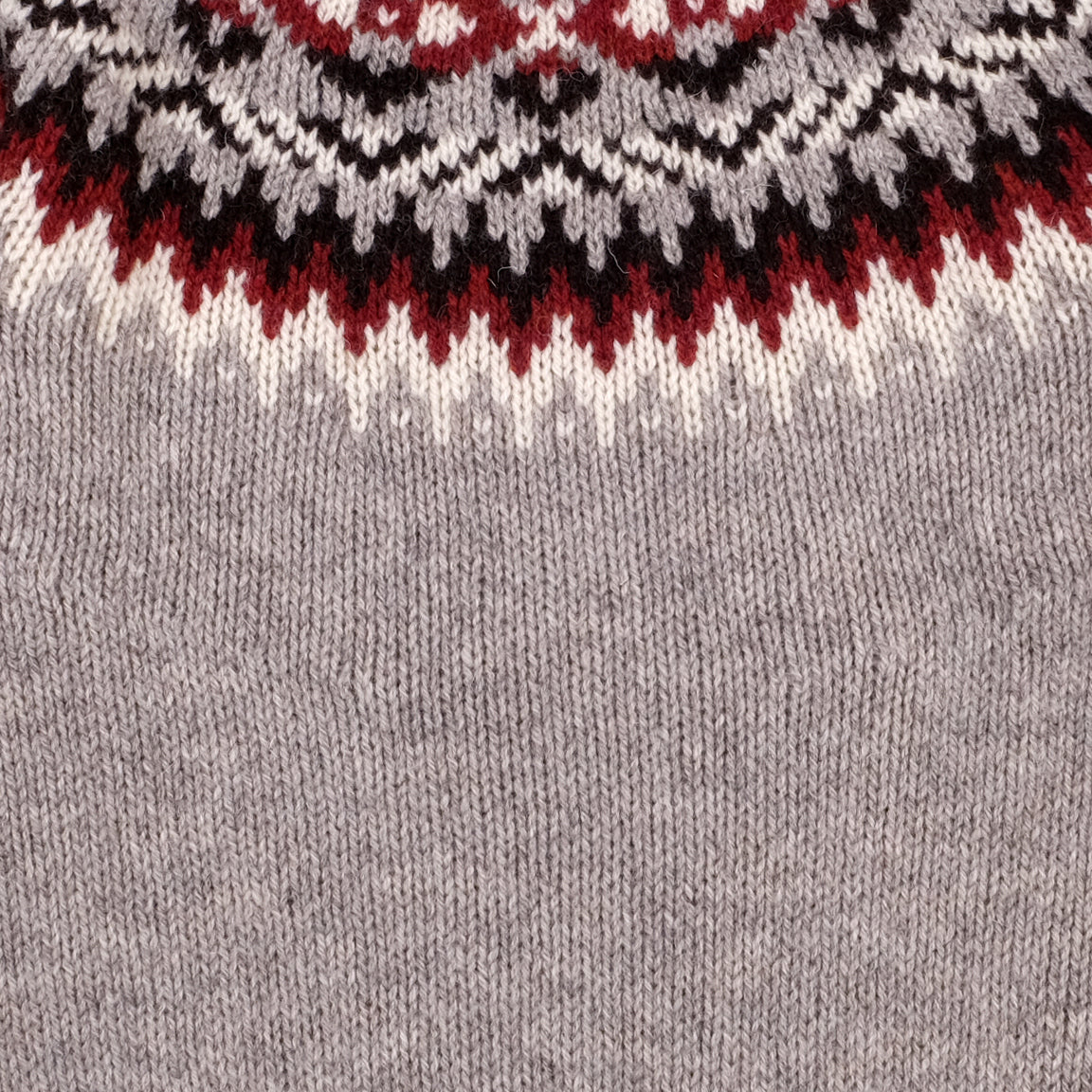 Chunky British Wool Fair Isle Sweater - Wensleydale