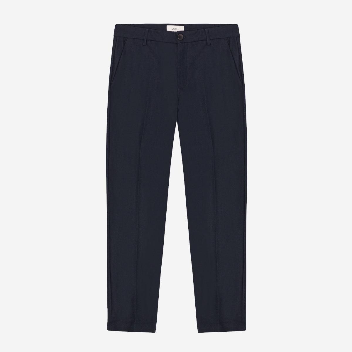 Brushed Twill Regular Suit Pants - Dark Navy Blue