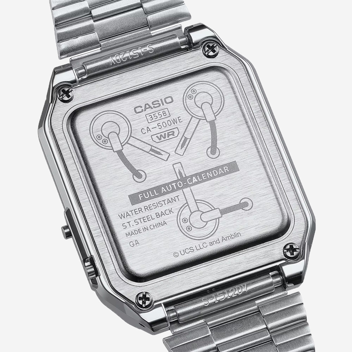 CA-500WEBF-1A CASIO x BACK TO THE FUTURE Watch - Stainless