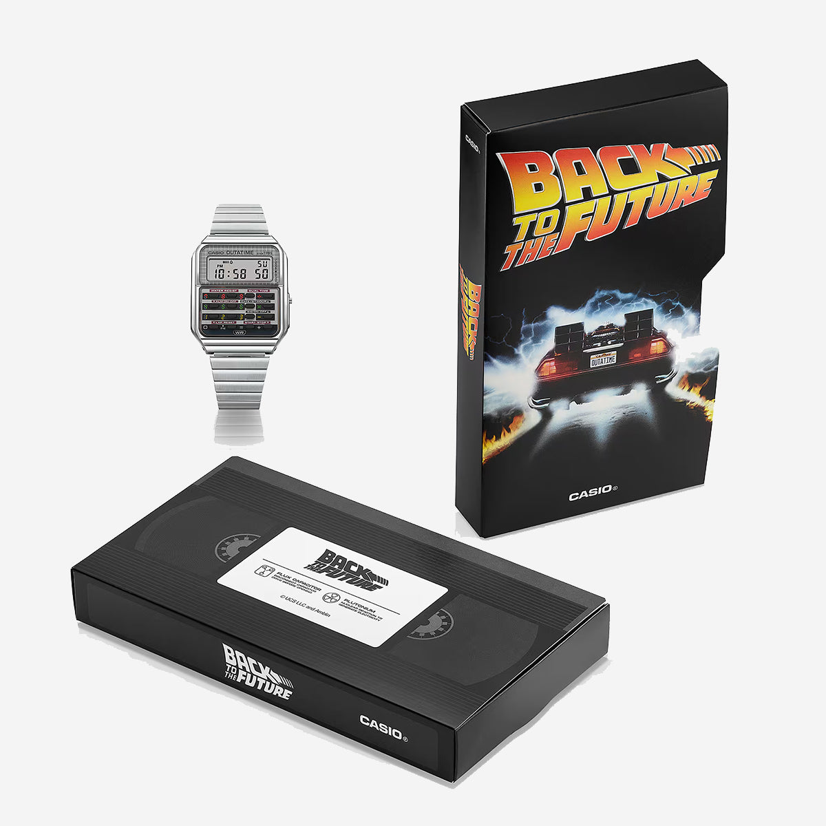 CA-500WEBF-1A CASIO x BACK TO THE FUTURE Watch - Stainless