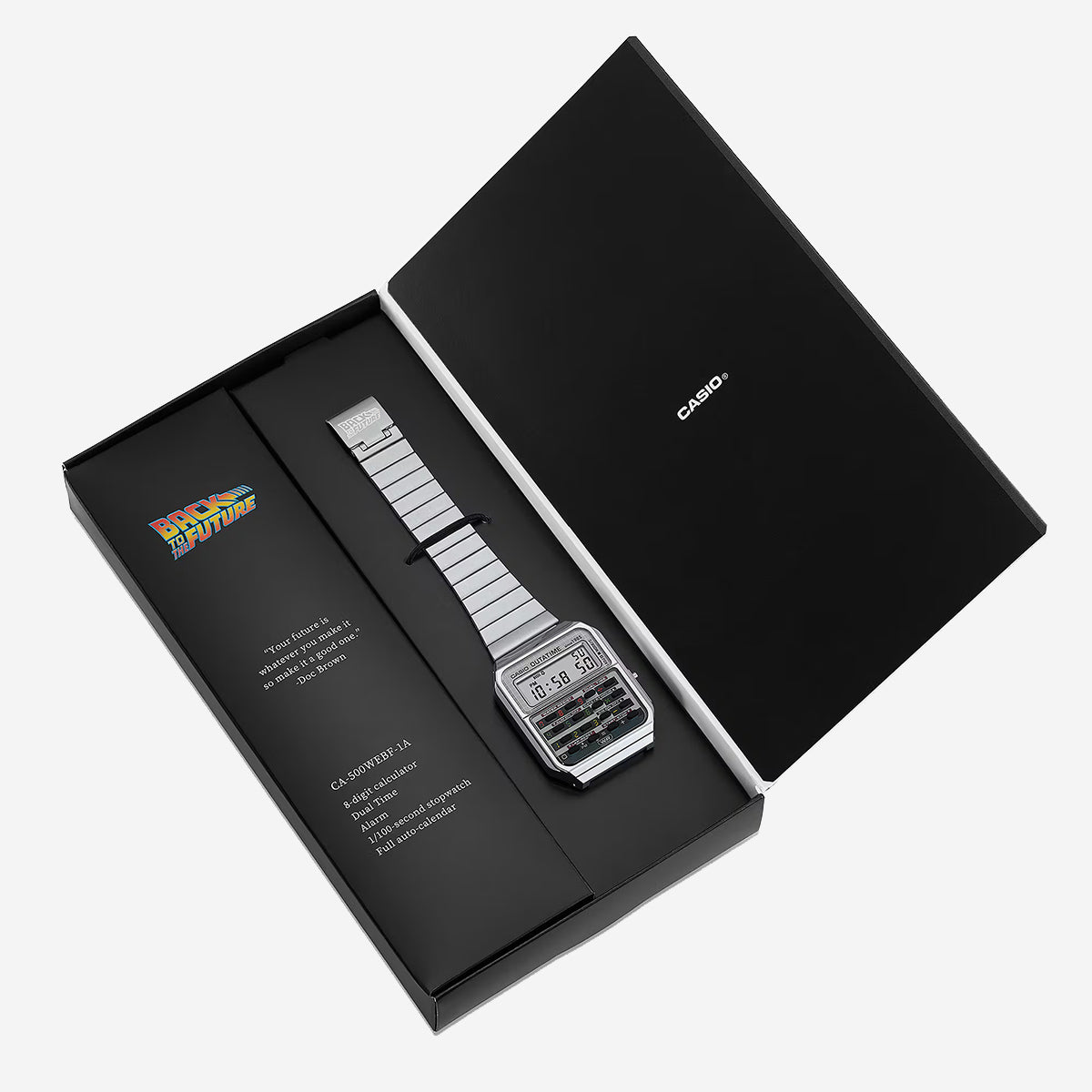 CA-500WEBF-1A CASIO x BACK TO THE FUTURE Watch - Stainless