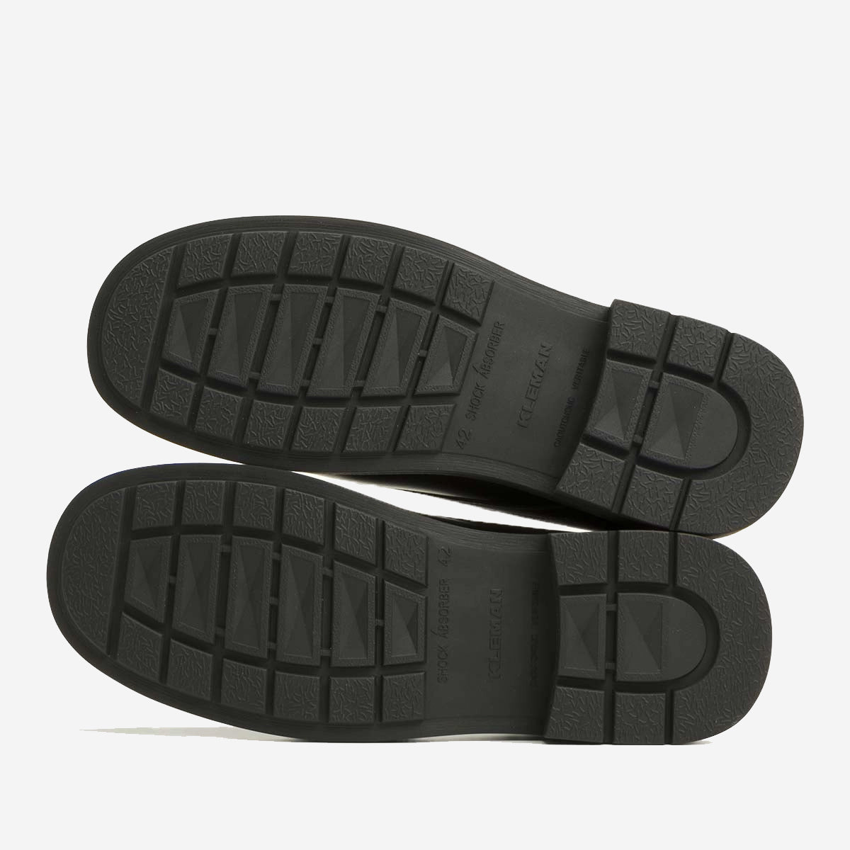 Chemin Leather Chunky Derby Shoes - Black
