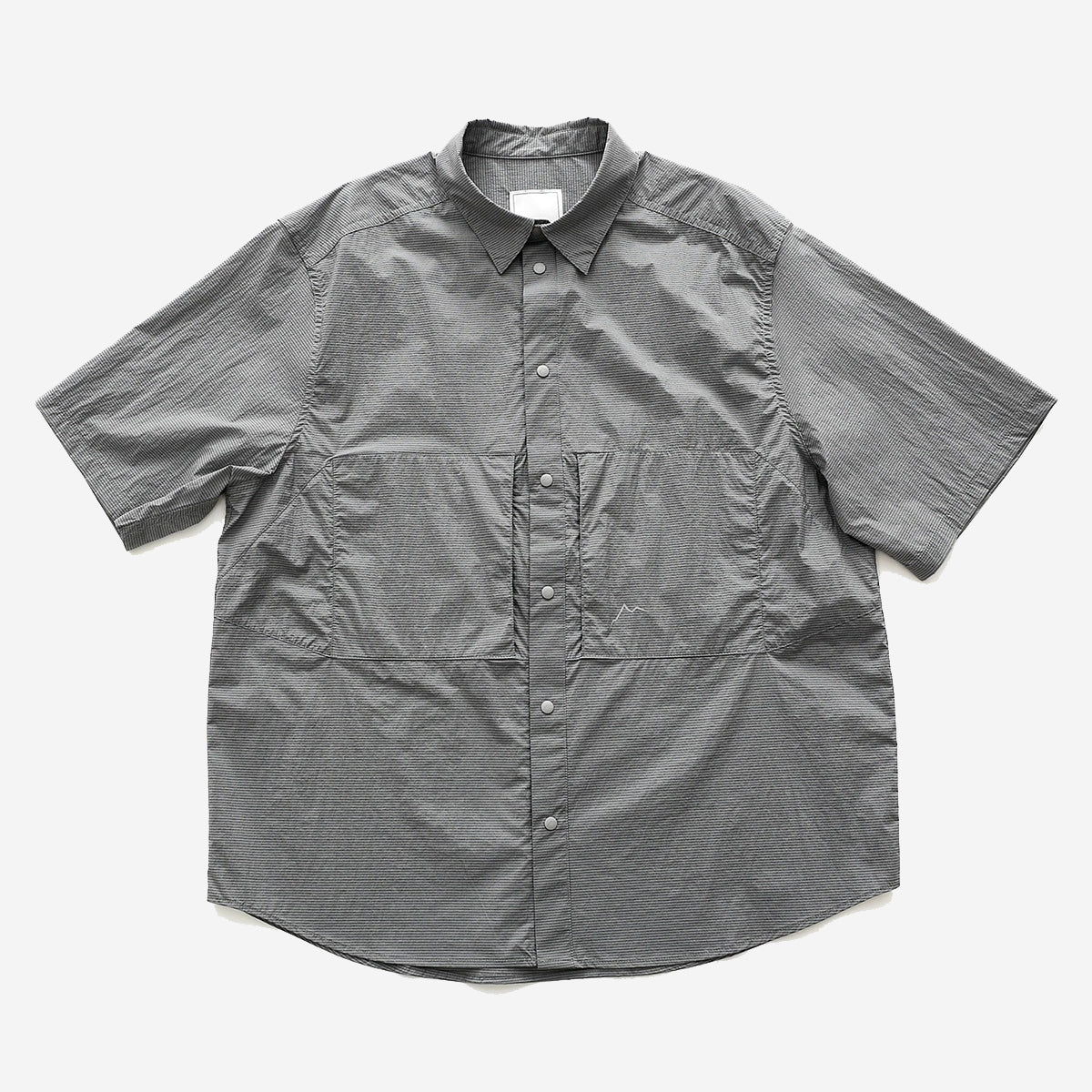 Check 2-Pocket S/S Shirt - Dark Grey