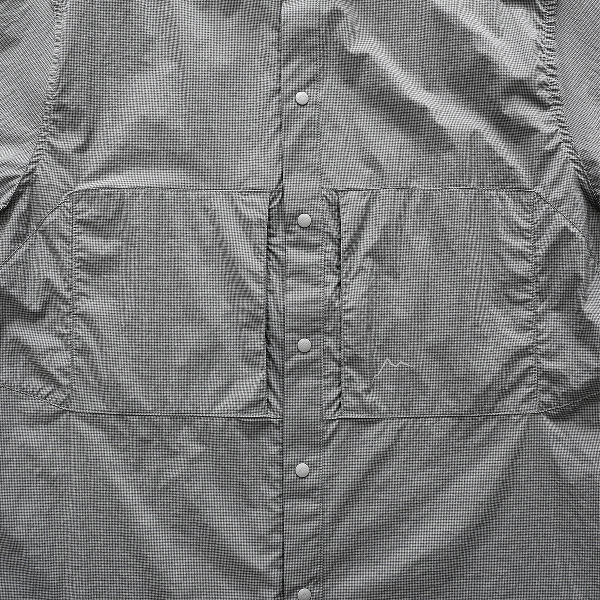 Check 2-Pocket S/S Shirt - Dark Grey