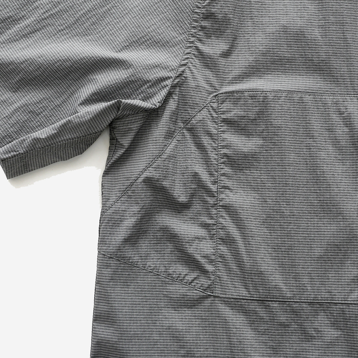 Check 2-Pocket S/S Shirt - Dark Grey