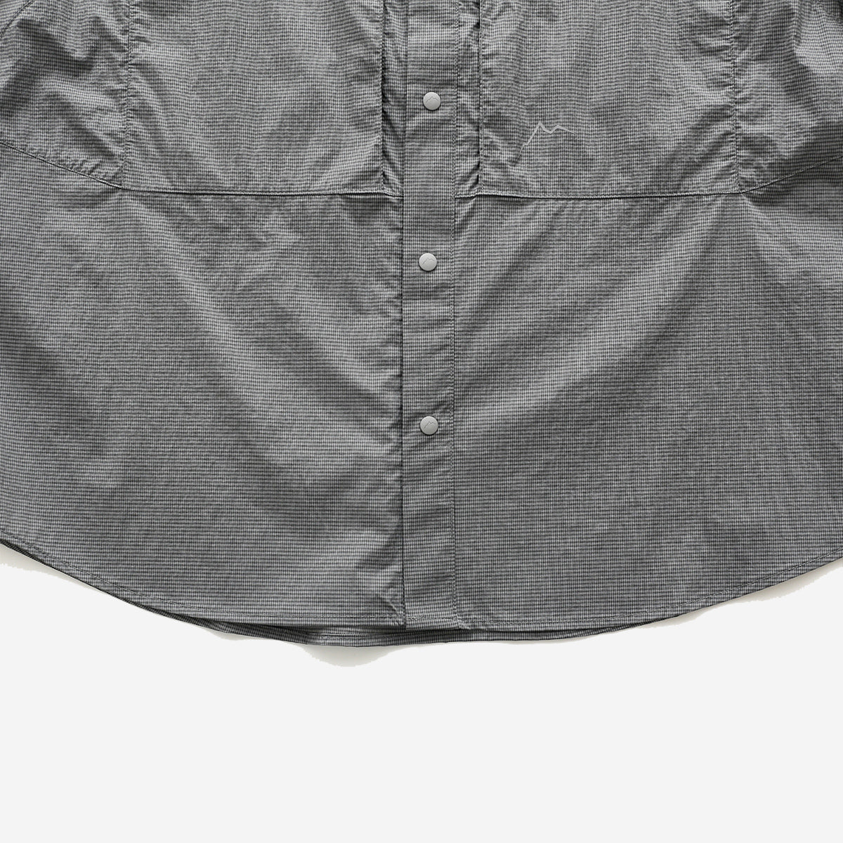 Check 2-Pocket S/S Shirt - Dark Grey