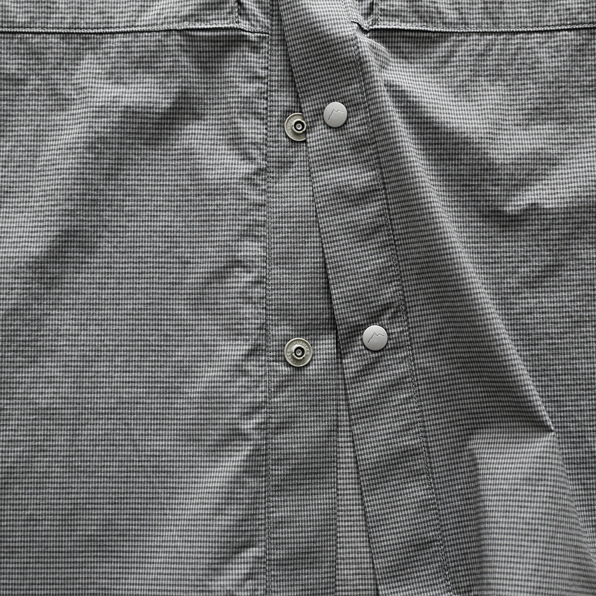 Check 2-Pocket S/S Shirt - Dark Grey