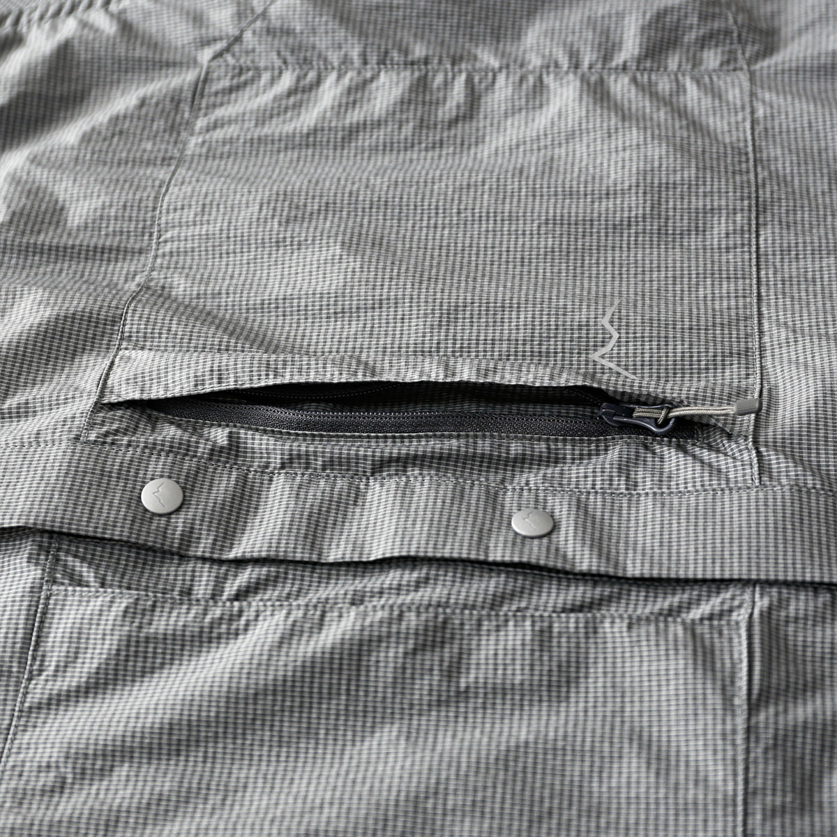 Check 2-Pocket S/S Shirt - Dark Grey