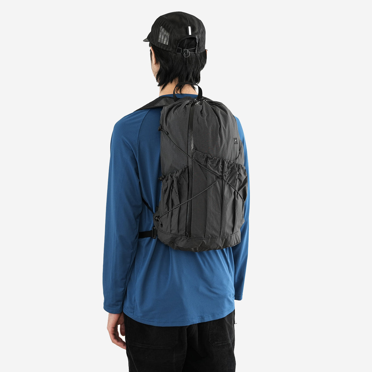 CHOPEE Cordura Drawstring Backpack - Black