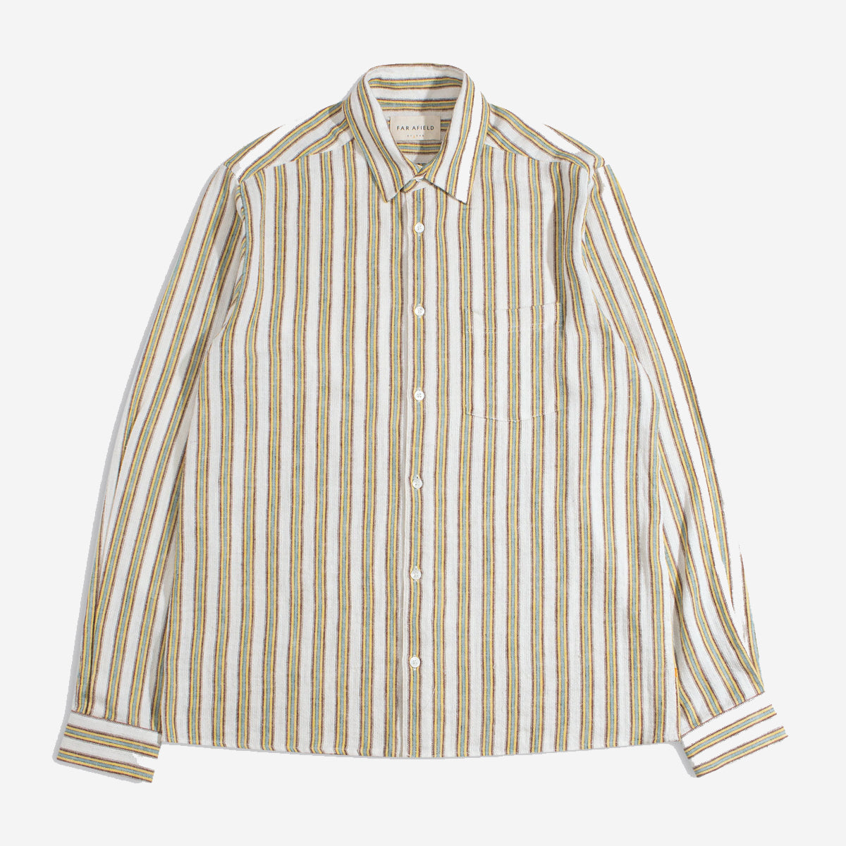 Classic Canopy Stripe L/S Shirt - White/Multi
