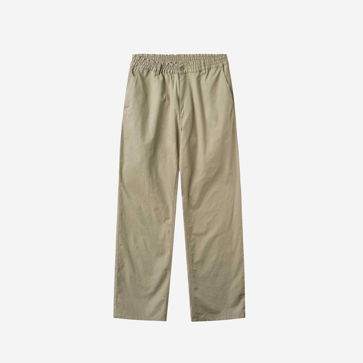 Clay Cotton Linen Easy Pants - Light Taupe