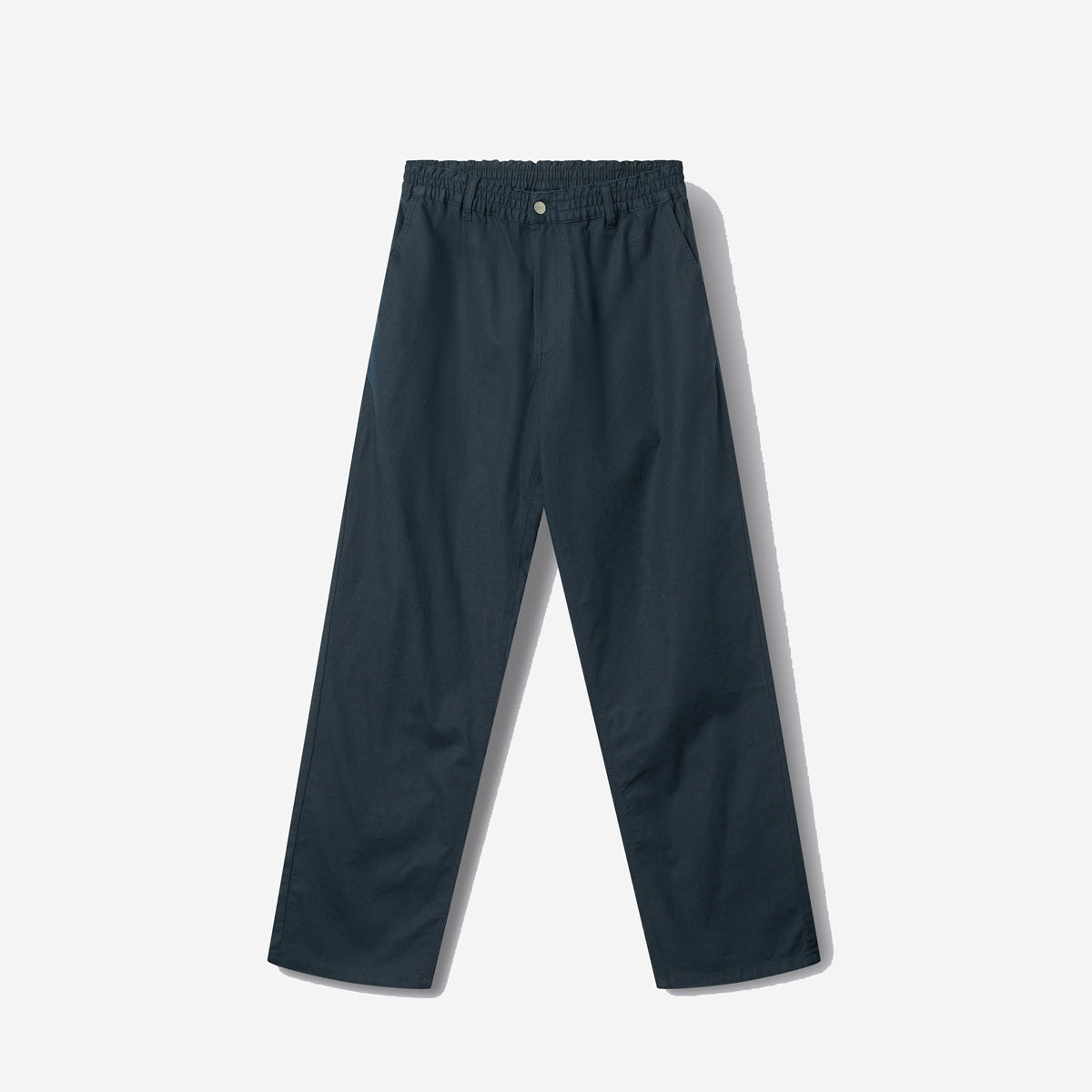 Clay Cotton Linen Easy Pants - Navy