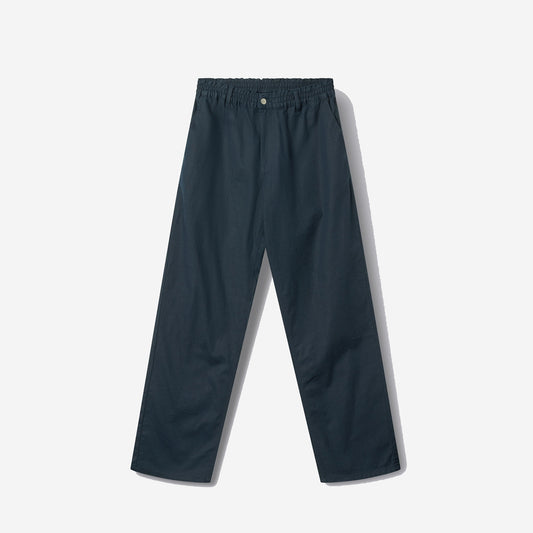 Clay Cotton Linen Easy Pants - Navy