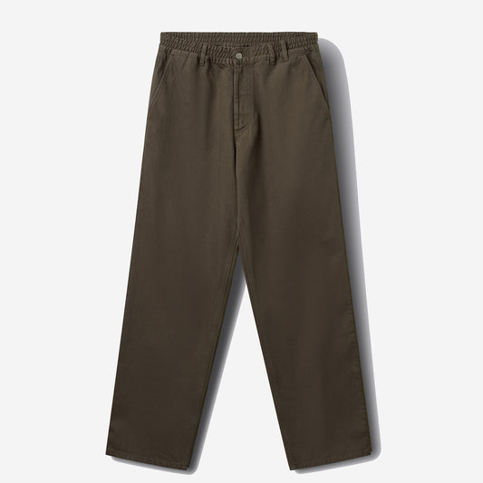 Clay Twill Easy Pants - Wood