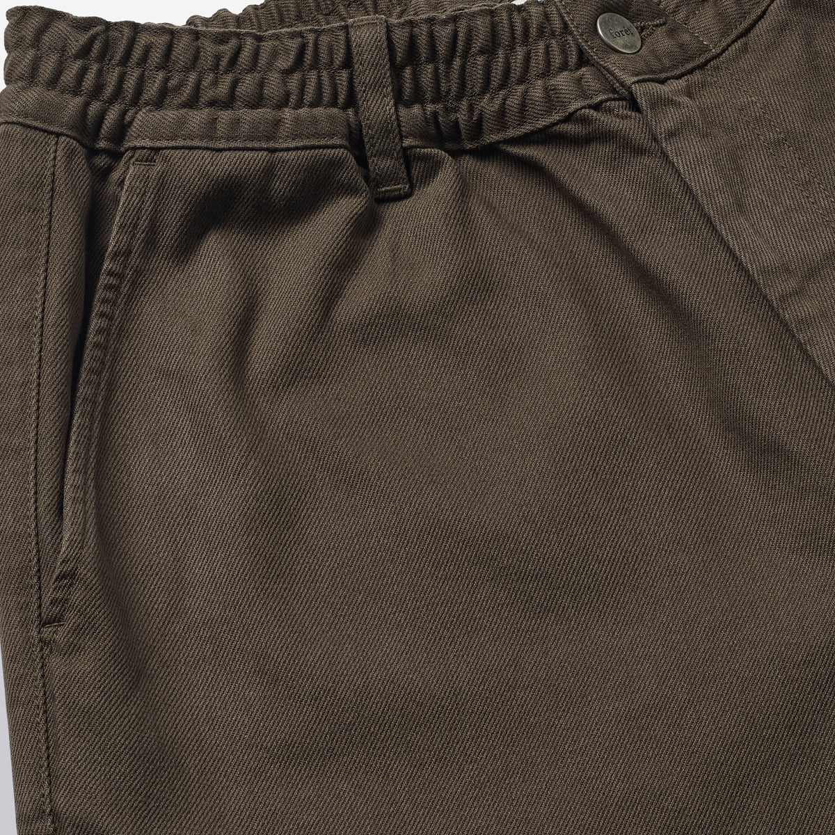 Clay Twill Easy Pants - Wood