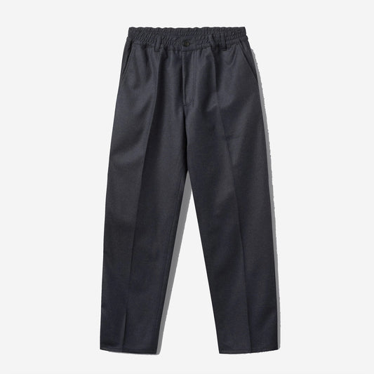 Clay Wool Easy Pants - Navy