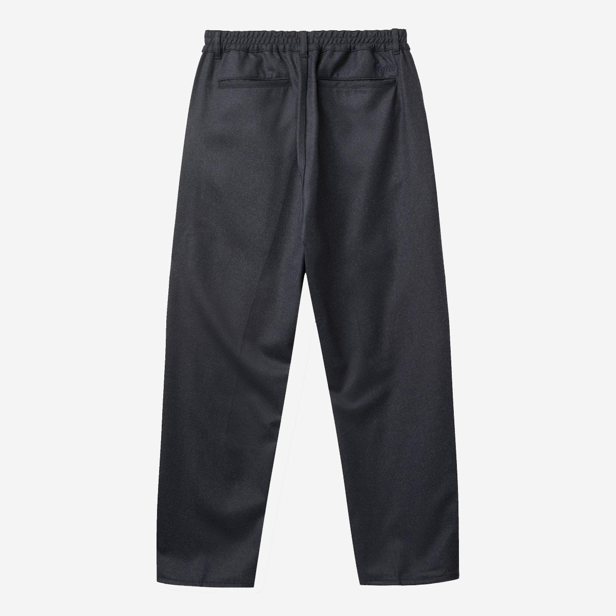 Clay Wool Easy Pants - Navy